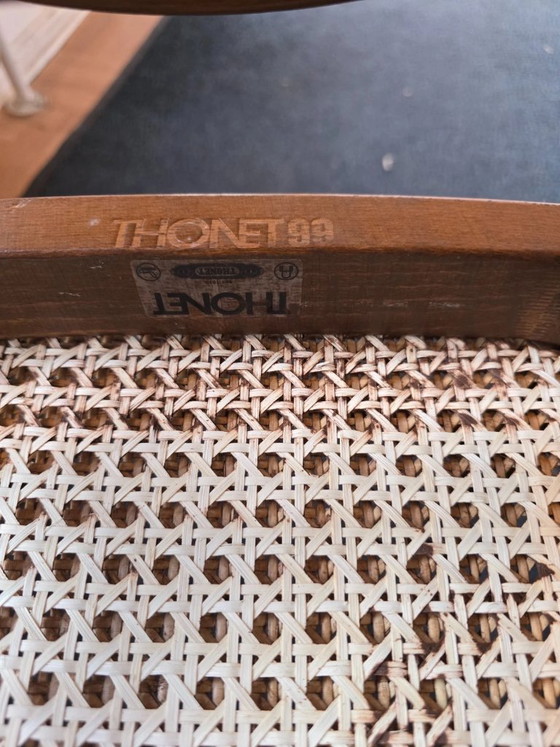 2 Poltrone Thonet 215 RF originali in legno curvato con paglia di Vienna – Sedie da pranzo, Wood (photo 4 of 6)