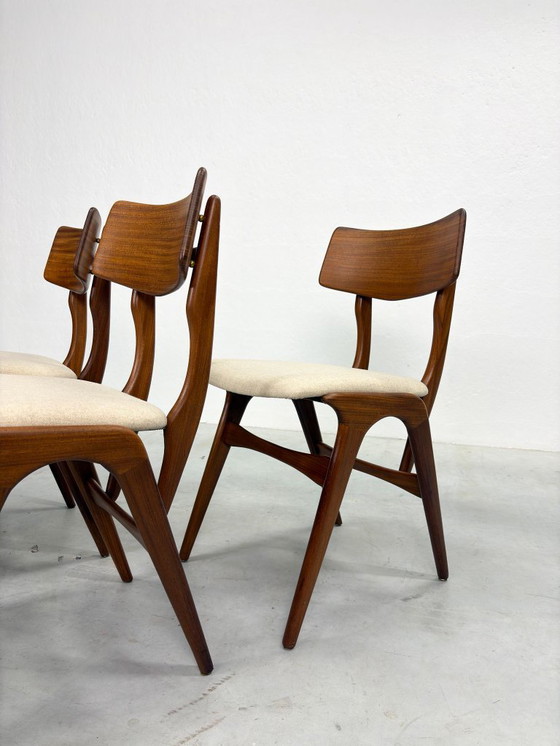 Image 1 of Set Mid-Century Eetkamerstoelen van Topform