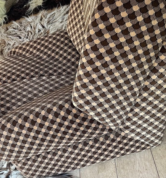 Image 1 of Italiaanse modulaire sofa /3 stuks  uit de jaren 70 met blokjesprint
