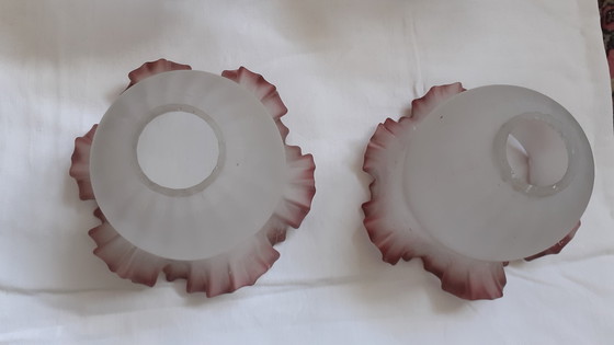 Image 1 of 4 Large Antique Globes Tulips