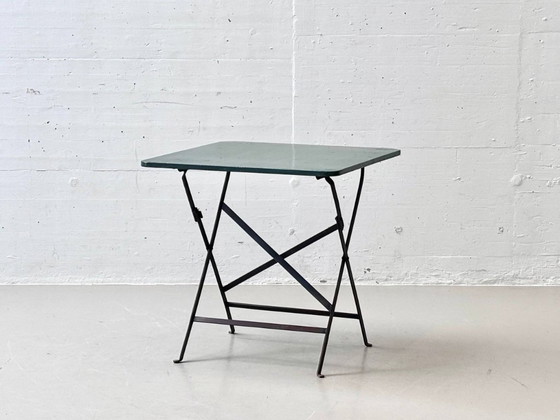 Image 1 of Folding metal garden tables, 1950s