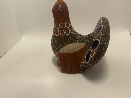 Peacock design 1963 by Thomas Hellstrom Nittsjo ceramics Sweden – Nittsjö, Decorative Objects (photo 2 of 5)