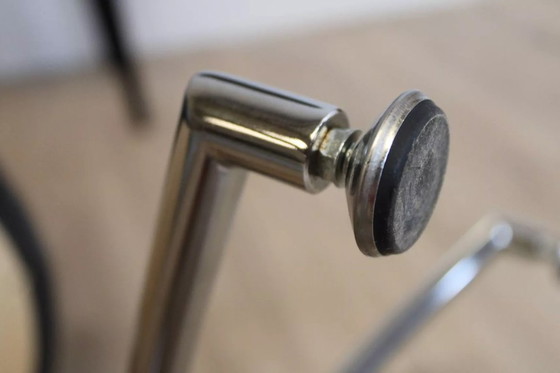 Image 1 of Vintage swivel armchair in axelson grey fabric for 2014 suede upholstery