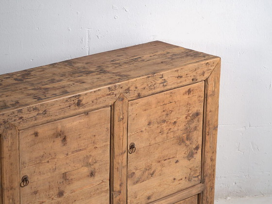 Antikes dreitüriges Sideboard (ca. 1900) #2 (photo 10 of 40)