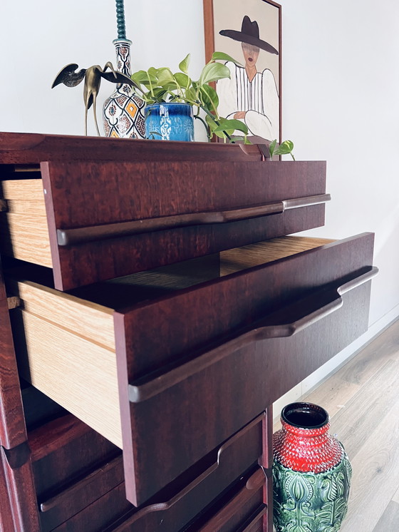 Image 1 of Mid-century chest of drawers rosewood
