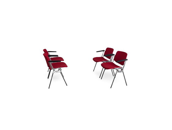 Image 1 of Set van 4 Castelli stoelen, Giancarlo Piretti fauteuils, vintage stijl
