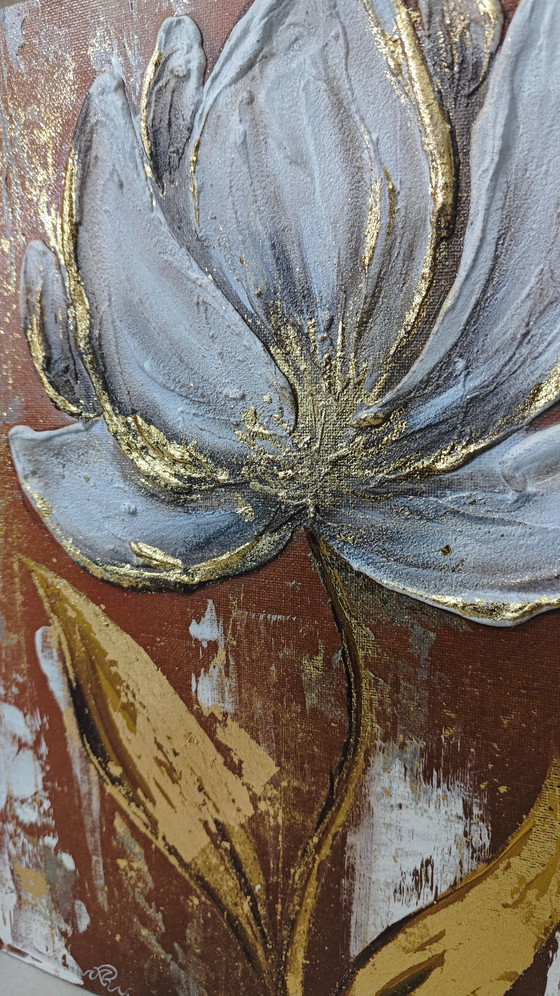 Image 1 of Arredo soggiorno moderno minimal elegante. Quadro d'arredo materico 