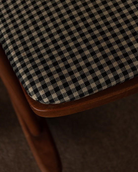 Image 1 of Set di 2 sedie a dondolo vintage in teak danese modello 182 di Frank Reenskaug per Bramin, anni '50