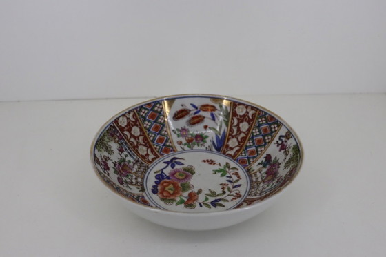 Beautiful large Japanese Imari-style bowl / serving dish – Ø 24 cm – Crockery, Porcelain (photo 4 of 6)