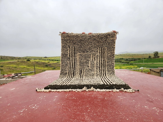 Authentiek Beni Ouarain Vloerkleed 236x152 cm – Natuurlijk Crème Wol – Vloerkleden en tapijten, Katoen (photo 10 of 10)