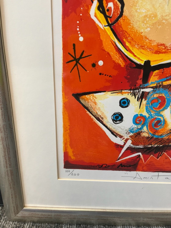 2 Angeles Nieto Screen Prints – Art, Glass, Paper (photo 5 of 6)
