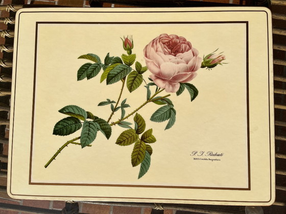 Image 1 of Sets de table Pimpernel - Collection Redouté Roses