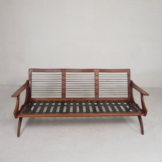 Divano a tre posti in teak De Ster Geldermalsen Gelderland, anni '60 – Divani 3 posti, Wood (photo 7 of 29)