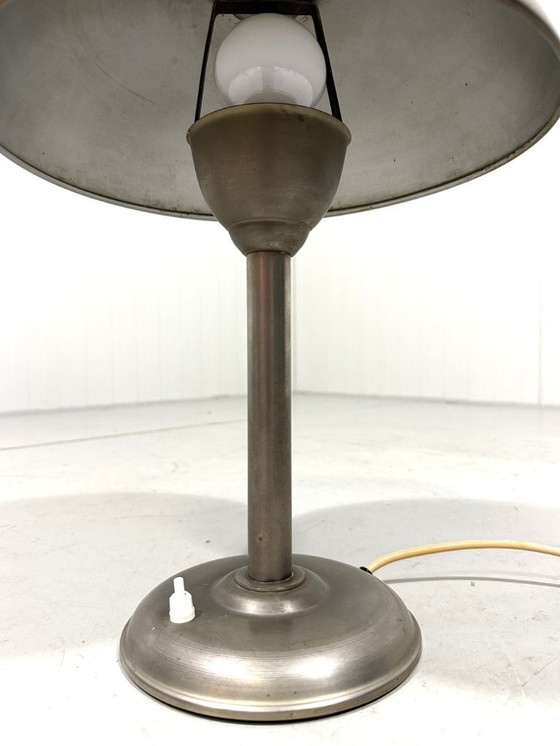 Image 1 of Lámpara de escritorio cromada, lámpara de mesa, 1930