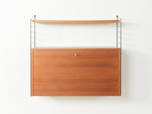 1950er Jahre Wandregal, Nils Strinning – wandkast, Metal, Wood