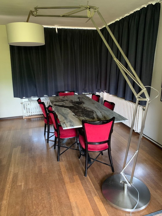 Image 1 of Il s'agit du lampadaire RoMi Milano en acier inoxydable.