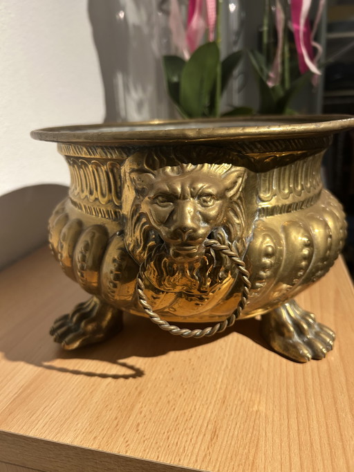 Vaso da fiori francese in rame Jardnière