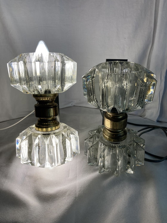 Image 1 of Coppia di applique, anno 30, opera italiana, vetro di Murano e ottone