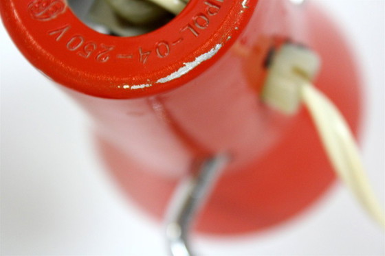 Image 1 of Red Table Lamps by Josef Hurka for Drupol, 1960s, Set of 2