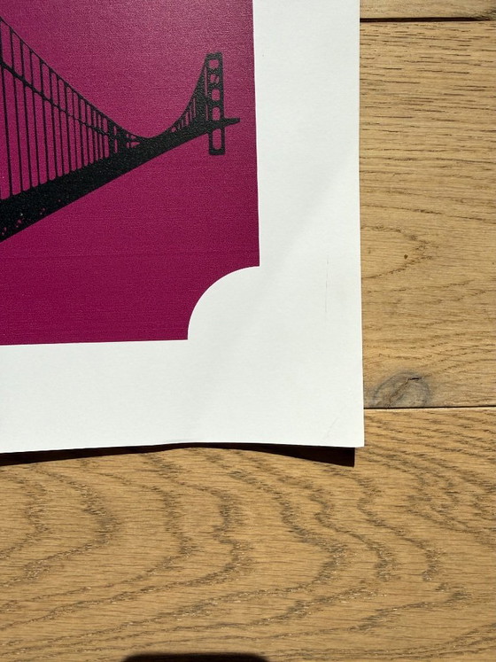 Poster di design grafico Etichetta bagaglio Panam Eames Era Frisco San Francisco – Decorazioni murali, Paper (photo 6 of 9)