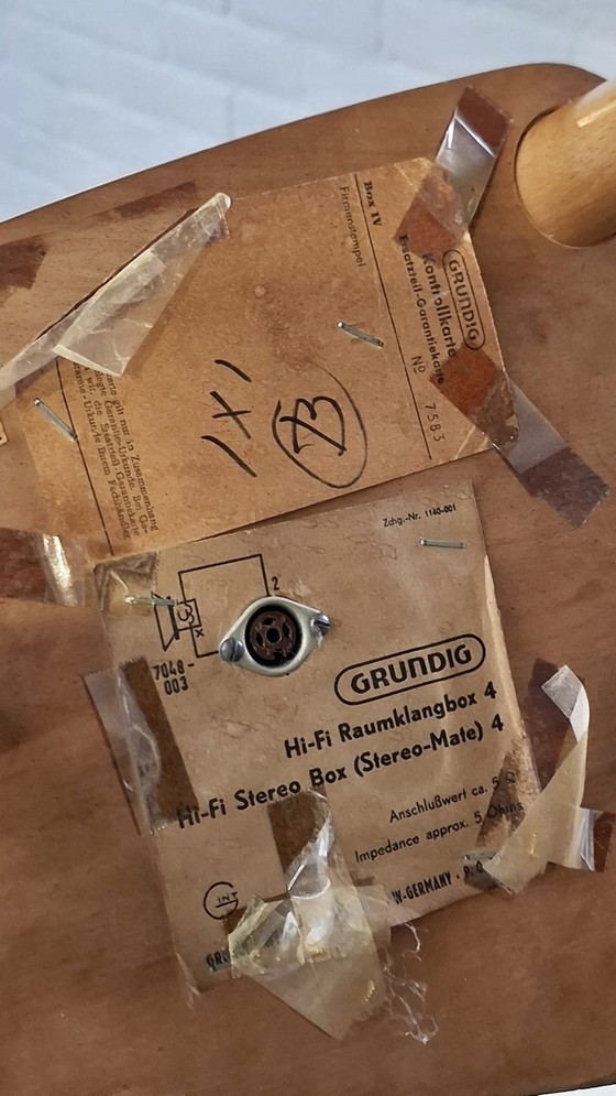 Image 1 of Grundig luidsprekers vintage