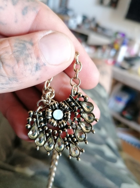 Collana vintage – Decorazione, Glass, Metal (photo 6 of 6)