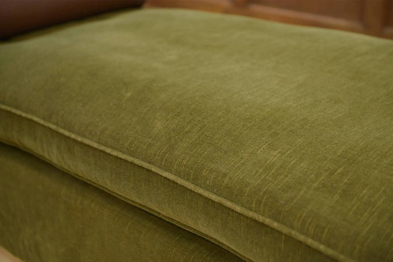 Sofa/Daybed in the style of Eugène Printz 1940s – Chaise longue, Velvet, Art Deco (photo 4 of 13)
