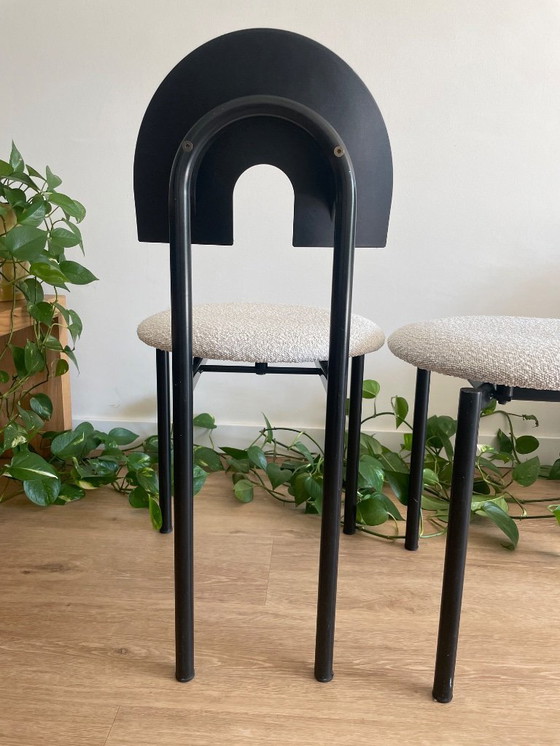 Image 1 of 2x Postmoderne Esszimmerstühle