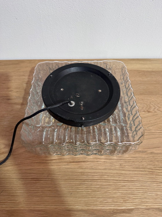 Lampe vintage Fischer Leuchten en verre givré – Plafonniers (photo 10 of 12)