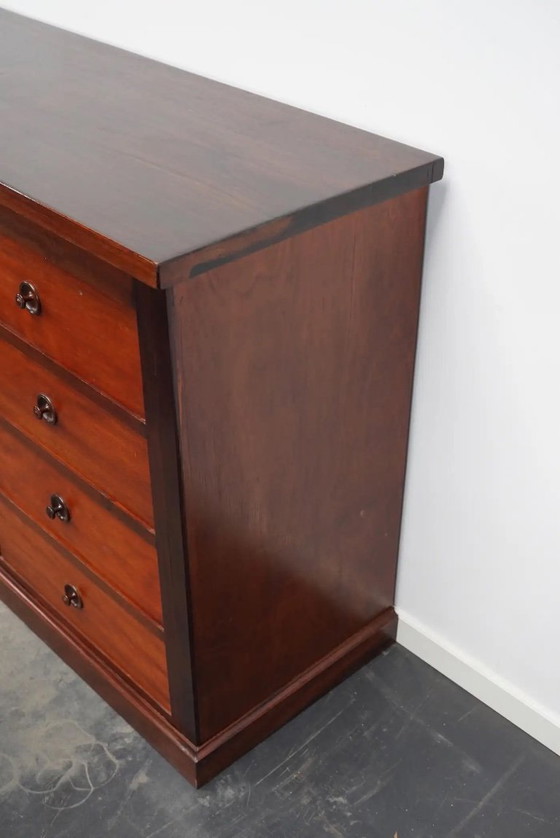 Image 1 of English mahogany chest of drawers / chest of drawers, 1930s