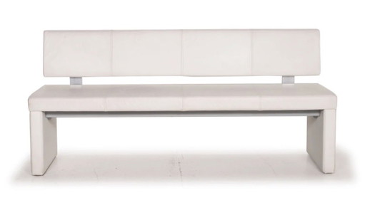 Rolf Benz Eetkamer Bank 620 – bankjes, Leather, Metal