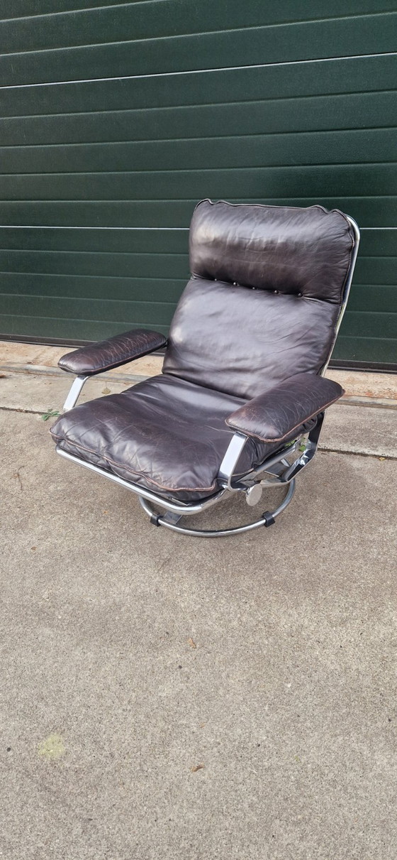 Image 1 of Leolux swivel fauteuil vintage