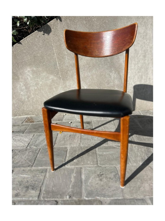 Image 1 of 6x Set di 6 sedie danese di metà secolo moderno di Schionning ed Elgaard