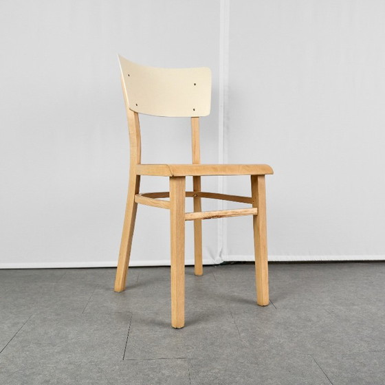 Set of 4 Dining Chairs, by TON, 1960s, Czechoslovakia – Wood (photo 13 of 16)