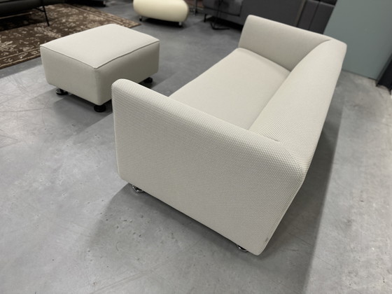 Image 1 of Gelderland 4800 Sofa Xl 2.5 Seater + Footstool Grape Fabric