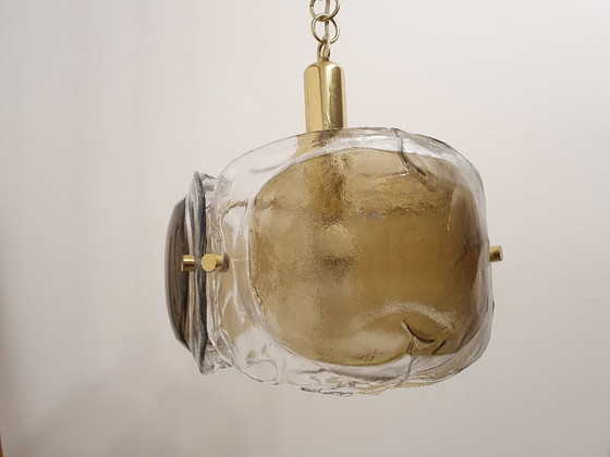 Image 1 of Kaiser Leuchten Murano Mazzega Lustre En Verre Années 1970