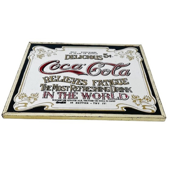 Image 1 of Miroir vintage Coca Cola 1970