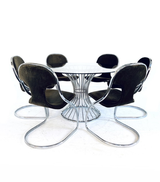 Image 1 of Space Age Dining Room Set, Gastone Rinaldi '70