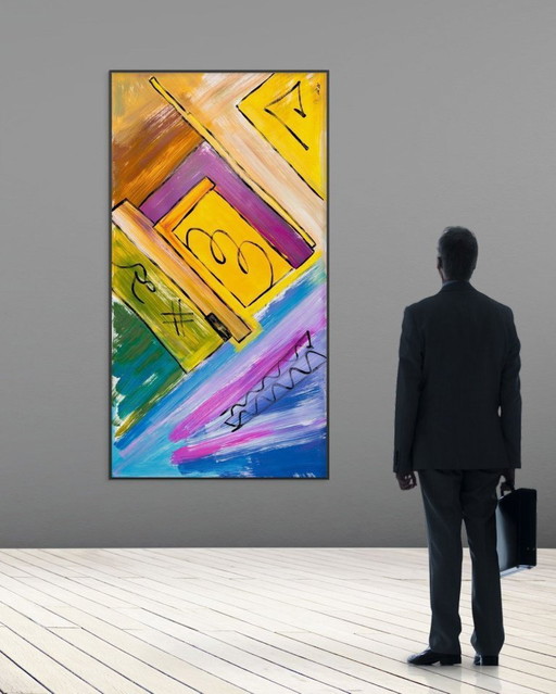 Canvasdoek - Christoph PREIN - Color Spaces XXL