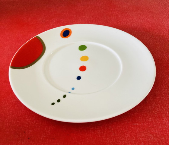 Image 1 of Tetera con taza y platillos Corry Ammerlaan