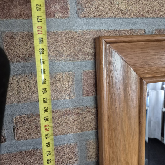 Image 1 of Pine sideboard with freestanding mirror with original hinges and locks