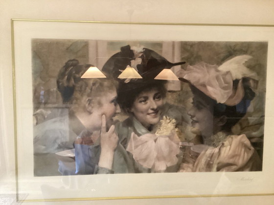 Image 1 of Heel klassevolle en tijdloze kader met tekening