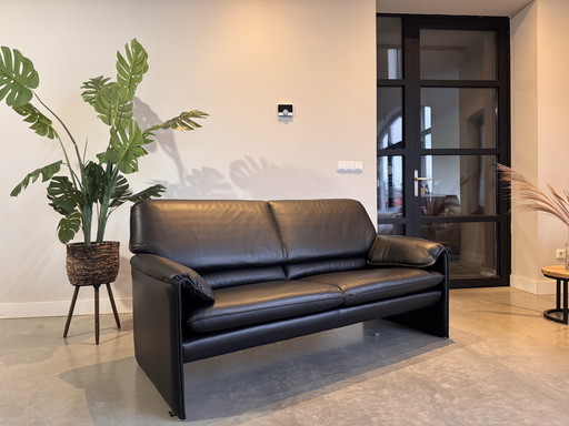 Leolux Bora Beta as new black leather