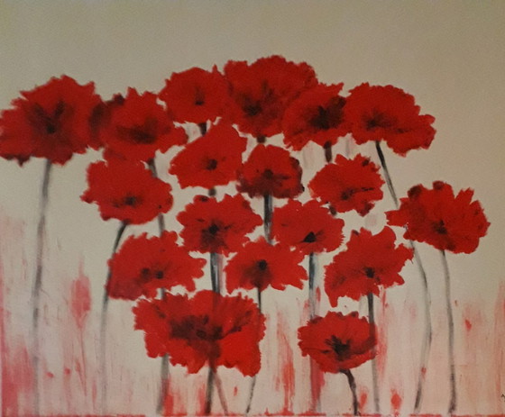 Image 1 of Peindre des coquelicots