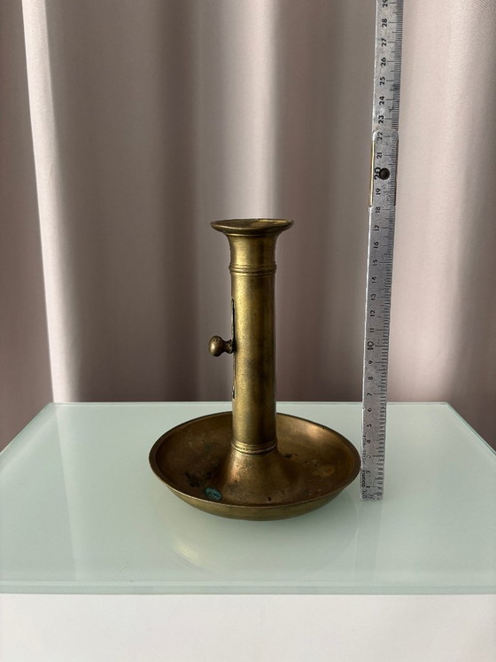 Vintage verstelbare messing kandelaar – Artisan, Kandelaars en kaarsen, Metal (photo 13 of 13)