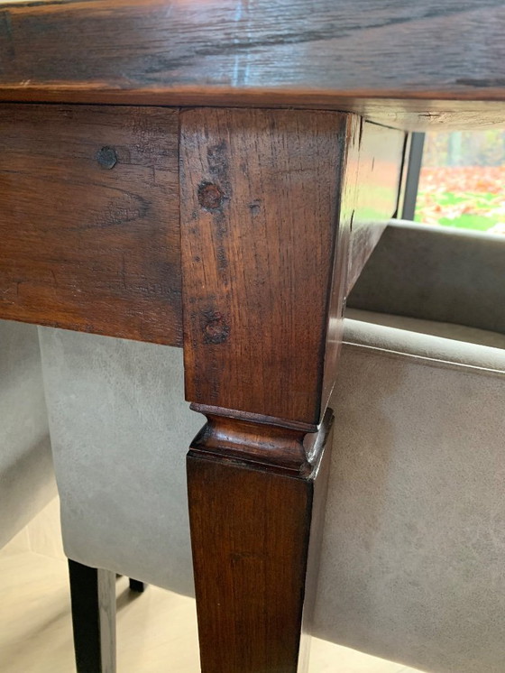 Image 1 of French farm table of 3 meters