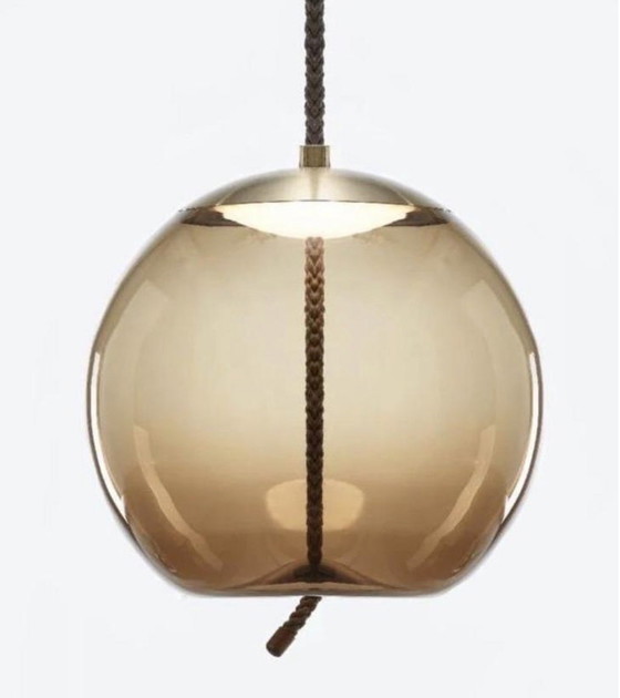 Image 1 of Brokis Knot Sfera New Small Messing Rookglas