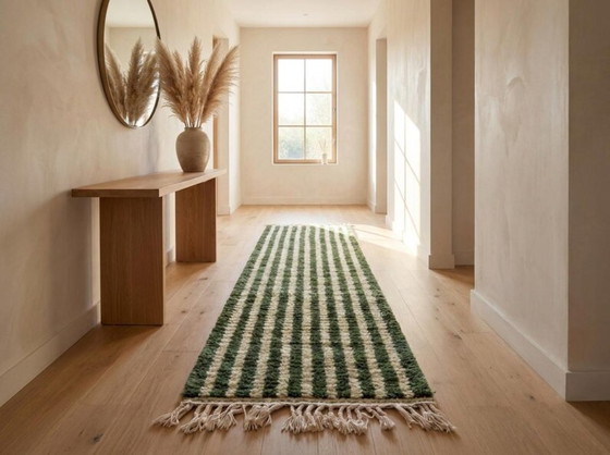 Image 1 of Handgewebter marokkanischer Läuferteppich 300 cm x 70 cm