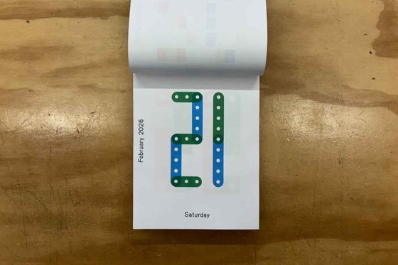 Image 1 of karel Martens 'every day is a new day" 2026 