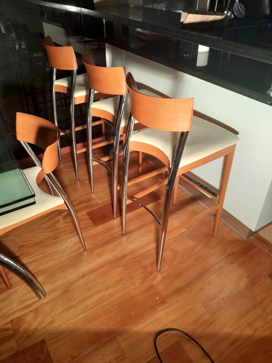 Image 1 of 3 sgabelli da bar Roche Bobois